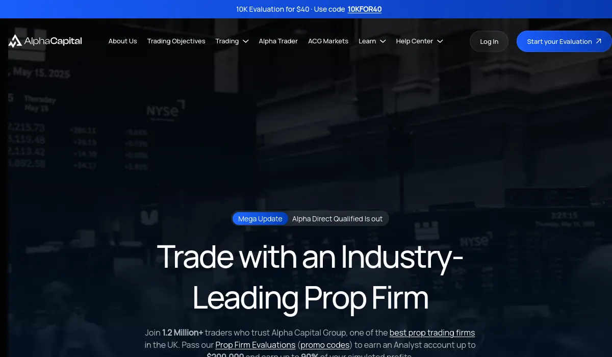Alpha Capital official website screenshot