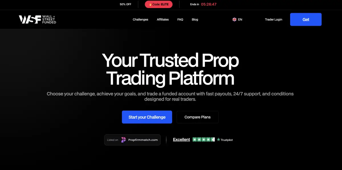 WSFunded official website screenshot